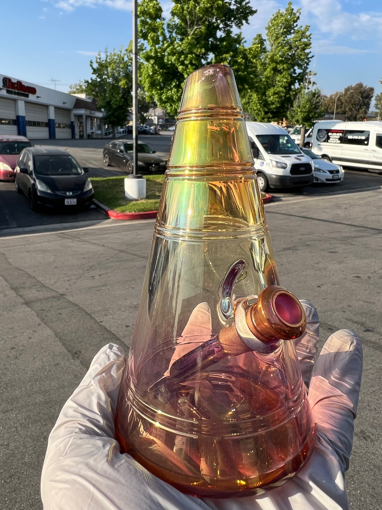 Whitney Harmon Glass Konos Fumed Cone